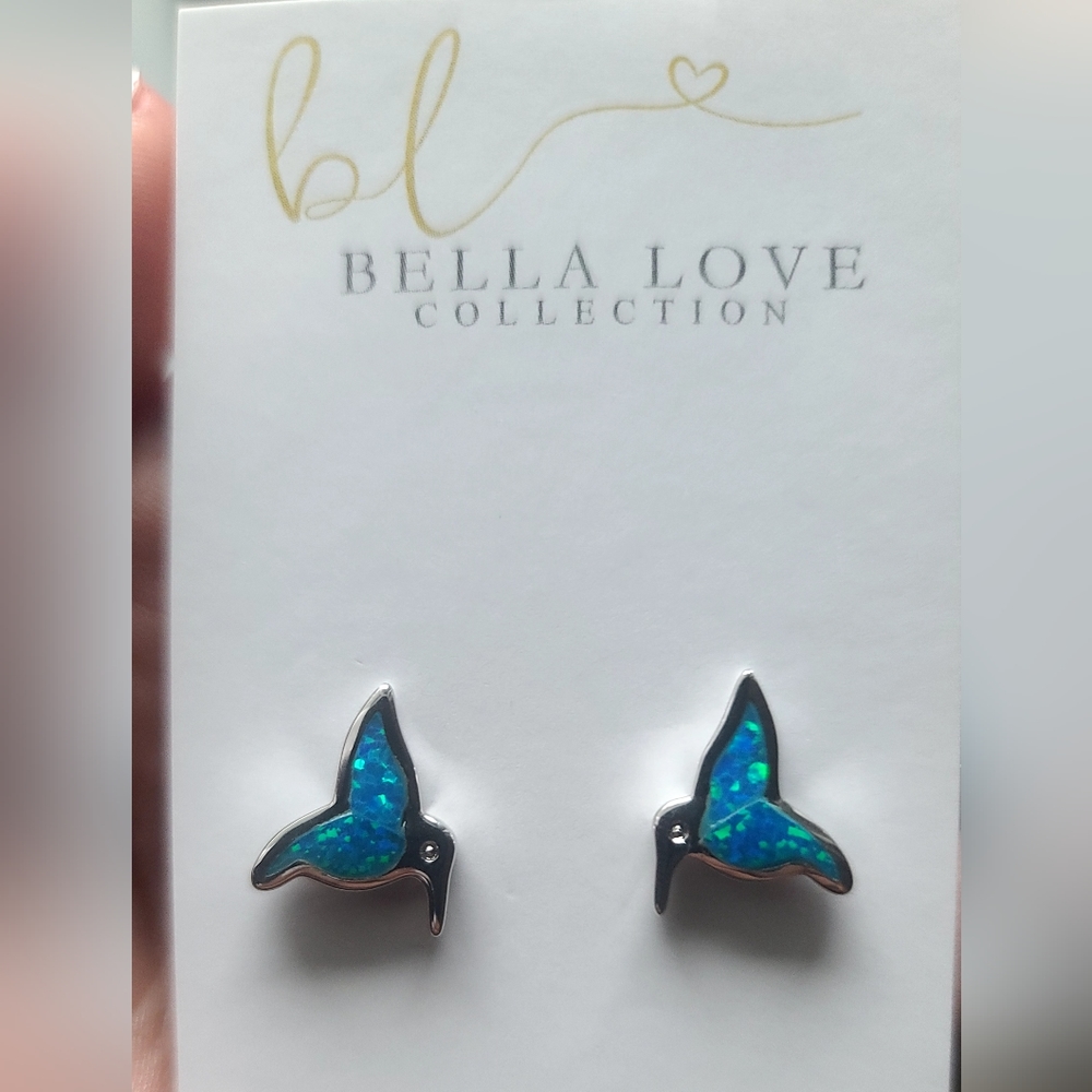 Hummingbird earrings